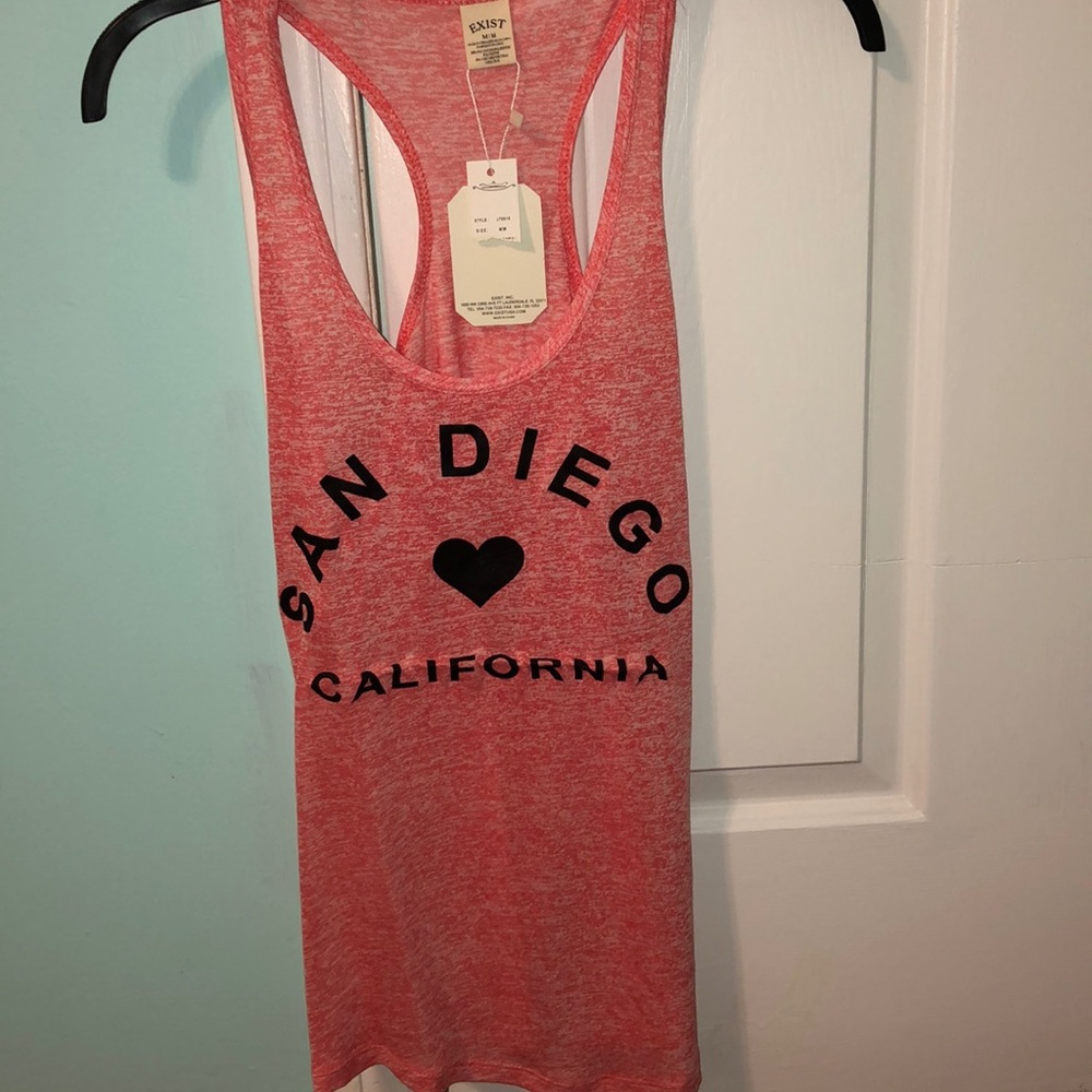 Pink San Diego, CA Tank Top